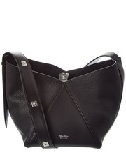 Max Mara Leather Shoulder Bag Womens Black