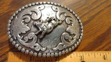 Nocona Bucking Bull Belt Buckle