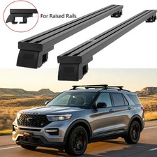 For Ford Explorer Car Top Roof Rack Raised Rail Cross Bars Fits Roof Tent 660lbs For Ford Explorer Car Top Roof Rack Raised Rail Cross Bars Fits Roof Tent 660lbs