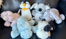 Lot Of 6 Webkinz Lil Kinz No Codes Hippo Cow Pig Koala Elephant Penguin