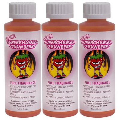 Power Plus Fuel Fragrance 19769-36 (3pk); Super Charged Strawberry 4oz for 20g