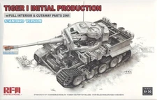 RFMRM5130 1:35 Rye Field Model Tiger I Initial with Full Interior & Cutaway
