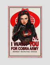 Cobra Baroness Premium Giclee Print 11" x 17" G.I. Joe Wall Art