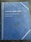 Lincoln Head Cent Books #1 and #2 Some Out of Place. Good Condition