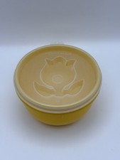 Vintage Tupperware 620-4 Tupperware Dichtung Jel N Servierform Deckel kleine Schüssel Blume