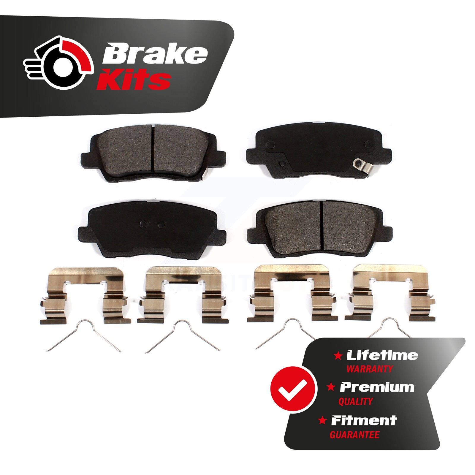 Rear Ceramic Brake Pads For 2016-2019 Cadillac ATS CTS Base