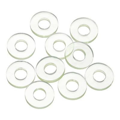 #ad 10Pcs Flat Washers 14mm OD 6mm ID 2mm Thick PU Sealing Gasket $12.66