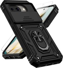 Case for Google Pixel 10A with Slide Camera Cover Ring Holder Kickstand