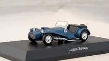 Kyosho 164 Lotus Seven Blue Diecast Model Car Mint Kyosho 164 Lotus Seven Blue Diecast Model Car Mint