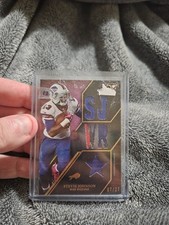 2014 Topps Triple Threads Relics WR Steve Johnson #TTR-193 Purple /27 (MEM)