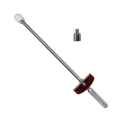 1/2 Inch Drive 20'' Dual-Drive Beam Torque Wrench 0-300Nm/0.1kg Increments SAE/MM