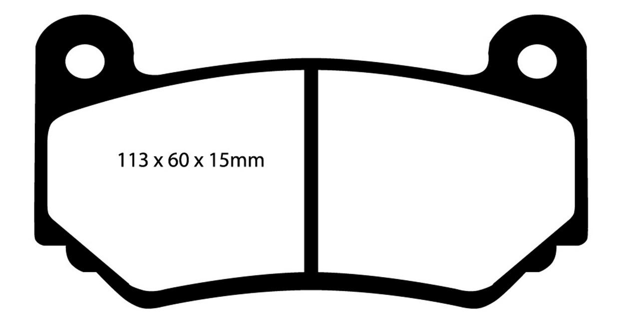 Lotus Exige 2008 Front Brake pad sets Set