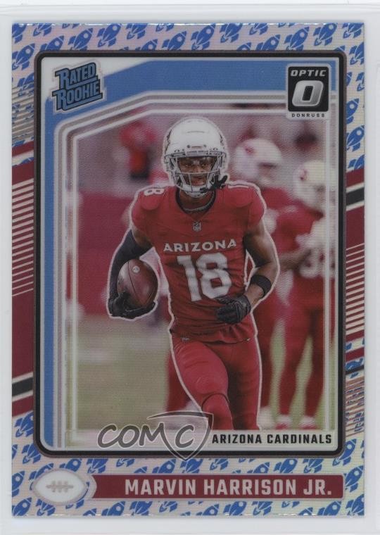 2024 Panini Donruss Optic Rated Rookie Rocket Prizm Marvin Harrison Jr #276