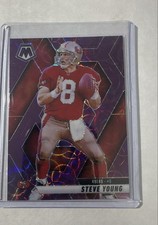 2025 Panini Mosaic - Steve Young #10 Purple Scope Prizm
