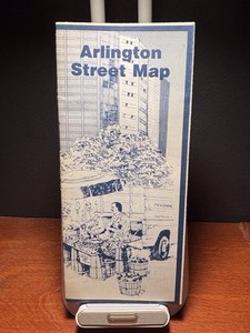 Arlington Street Map Published By The Chamber Of Commerce VA