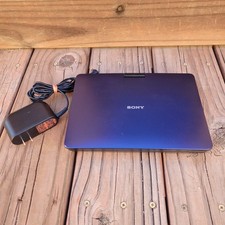 Sony DVP-FX930 Blue Portable DVD Player 9" 180  Swivel Screen Tested  Working