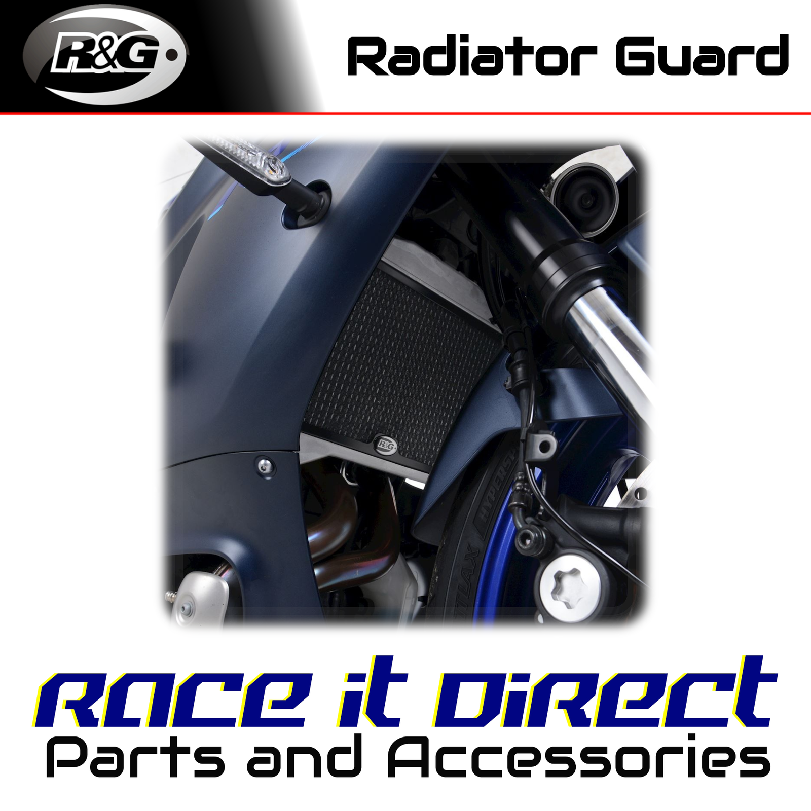 R&G - RAD0281DKBLUE - Radiator Guards (Aluminium)