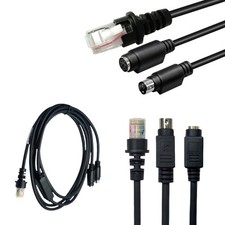 RJ50 Host Link Cable for Data Reader Routing at POS Work Areas