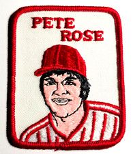 1978 Penn Emblem Co. Baseball Player Patches Baseball Pete Rose GEM MINT