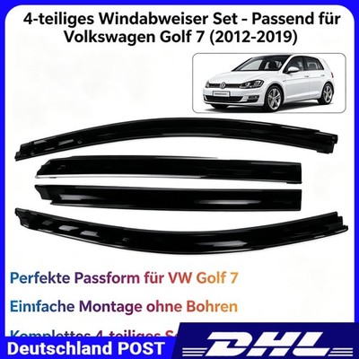 für Volkswagen Golf 7 2012-2019 Windabweiser ohne Bohren 4er Set