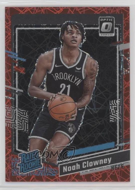 2023 Donruss Optic Rated Red Velocity Prizm 39/299 Noah Clowney Rookie RC 1g34