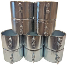 Hubbell Raco Lot of 5 2150 2-1/2" EMT Rigid or IMC Steel Coupling