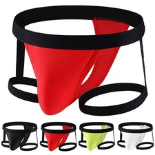 Solid Color Low Waist Mens TBack Underwear Breathable Fabric for Active Life