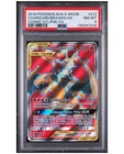PSA 8 CHARIZARD & BRAIXEN GX TAG TEAM COSMIC ECLIPSE FULL ART 2019 #212