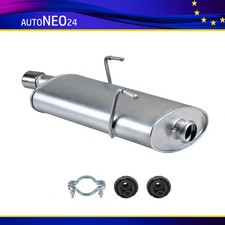 Auspuff hinten Peugeot 206 & 206 CC 2.0 (2D, 2A/C) ab. Bj. 1999 Endtopf