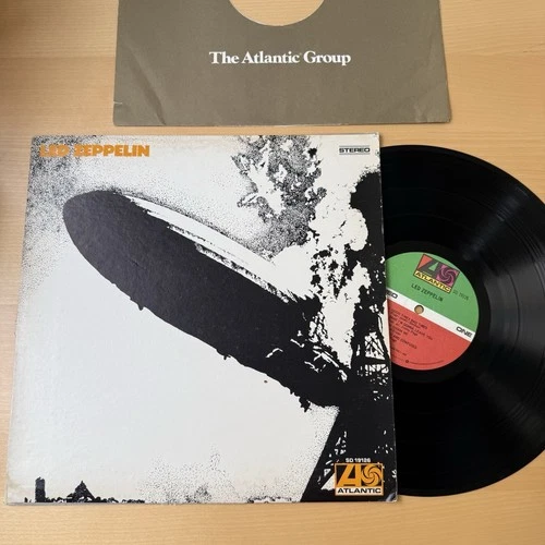 1970s Led Zeppelin Debut Album LP US Press Complete W/OG Sleeve Atlantic! VG+
