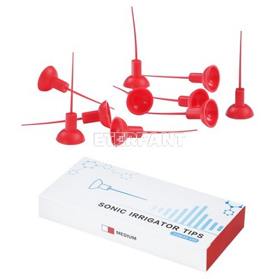 20PCs Dental Sonic Irrigator Tips Endo Sonic Activator Tips For Root Canal Red