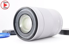 Canon EF-M 55-200mm f/4.5-6.3 IS STM Telephoto Zoom Lens Silver Japan [Near Mint