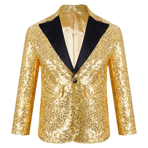 Kids Boys Jacket Outwear Blazer Dinner Coat Wedding Lapel Stylish One Button - Picture 46 of 60