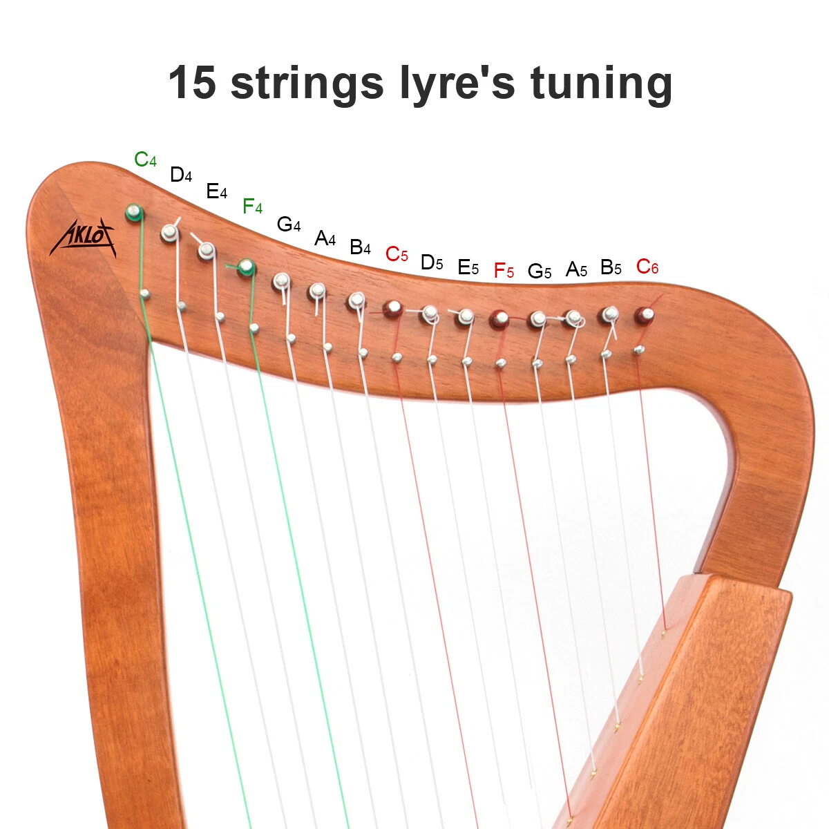 15 string harp tuning deals