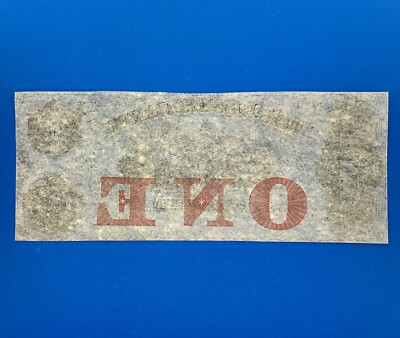 1850 $1 The Sussex Bank Newton New Jersey Obsolete Remainder