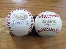 Mr Red Sox JOHNNY PESKY No 6 signed BOSTON RED SOX 2004 World Series Baseball