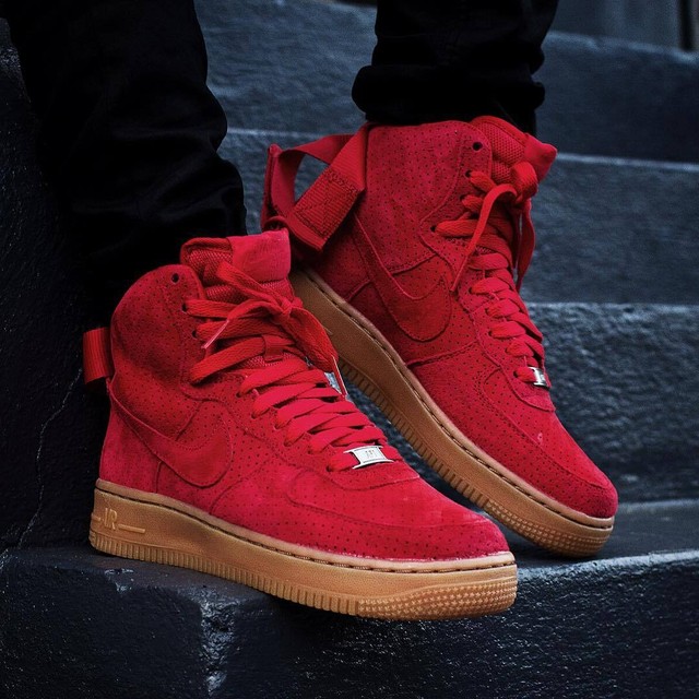 nike air force 1 red ebay