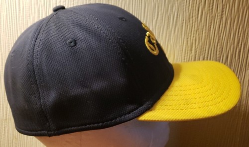 Callaway Fitted A-Flex Golf Hat - Adult Small Medium Model 55666 Cap Gold Blue - Picture 4 of 7