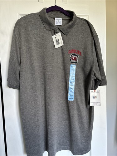 South Carolina Gamecocks Champion Golf Polo Men’s Large- Embroidered Logo