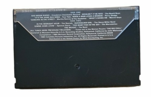 The Big Chill Soundtrack ~ Cassette ~ 1983 (Marvin Gaye, Aretha Franklin...) - Picture 3 of 5