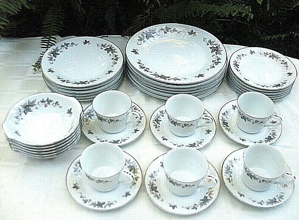 Vintage 1960s Noritake RC Japan (36Pc) VALE 766 Porcelain Vintage 1960s Noritake RC Japan (36Pc) VALE 766 Porcelain