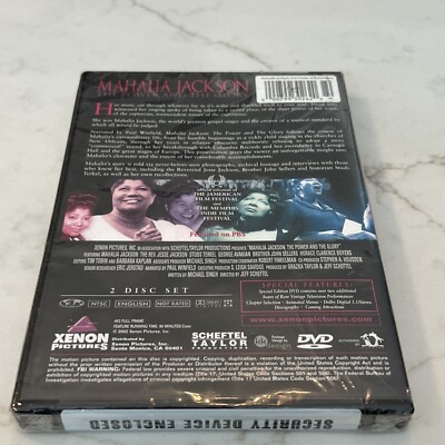 Mahalia Jackson: The Power And The Glory (DVD, 1997) New & Sealed