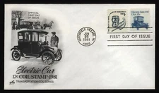 #1906 17c Electric Auto, Art Craft FDC **ANY 5=FREE SHIPPING**