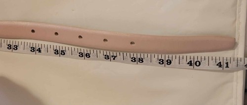 Lauren Ralph Lauren Pink Leather Womens Belt Size 36 - Picture 8 of 9