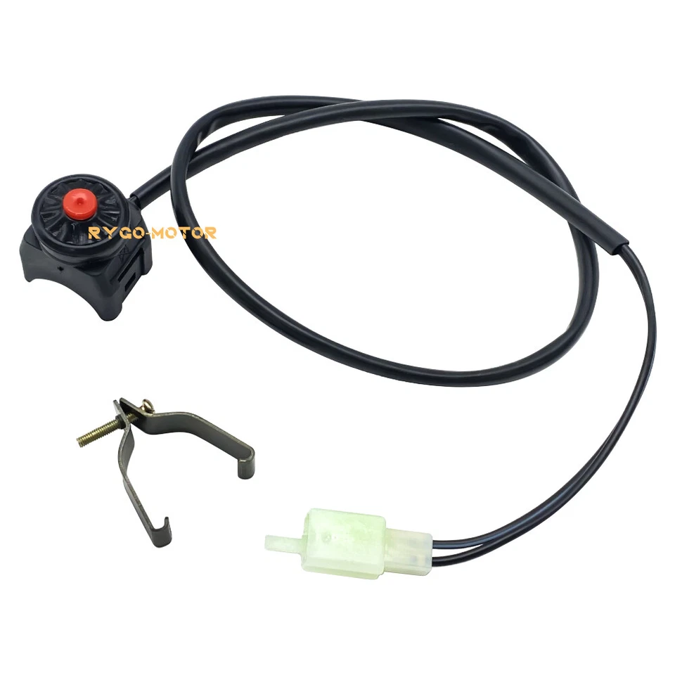 Interruptor de parada de apagado del motor botón de bocina de arranque para Honda CR125R CR250R CR500R Foto 3 de 4