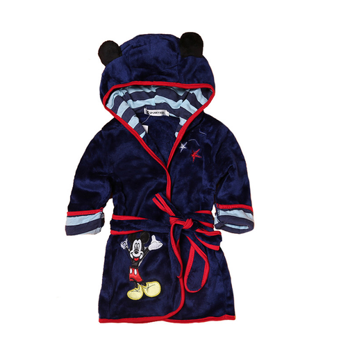 CARTOON HOODED FLANNEL LONG SLEEVE CHILDREN BATHROBE free shipping - Picture 7 of 7
