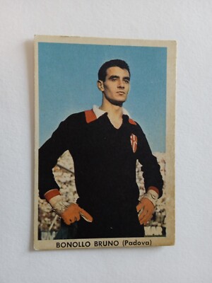 CARDBOARD FIGURE FOOTBALLERS SIDAM 1961/62 PADUA BONOLLO EXCELLENT