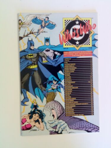 Who's Who: Definitive Directory of the DC Universe #2 1985 NM Batman Blackhawk - Picture 1 of 8