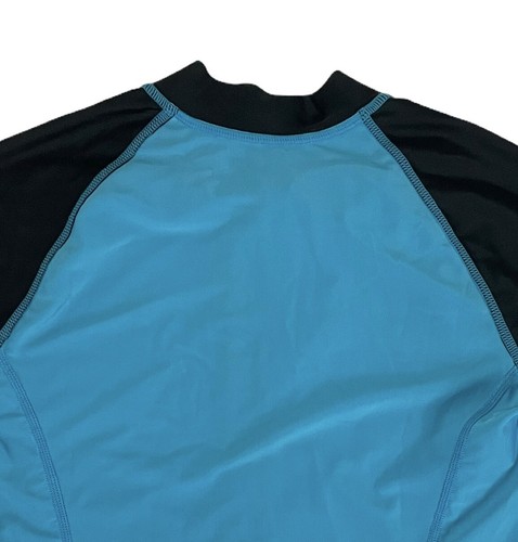 Tesla Rashguard Surf Water Sport Long Sleeve Zip Up Shirt Women’s Size L Blue - Picture 12 of 12