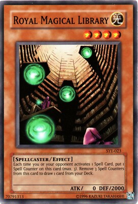 SYE-023 Royal Magical Library aus Yugi Evolution
